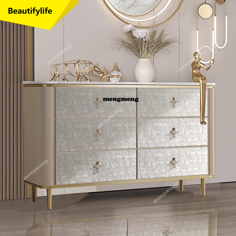 Interior Design Luxury Living Room - A48 Armadietto da soggiorno di lusso