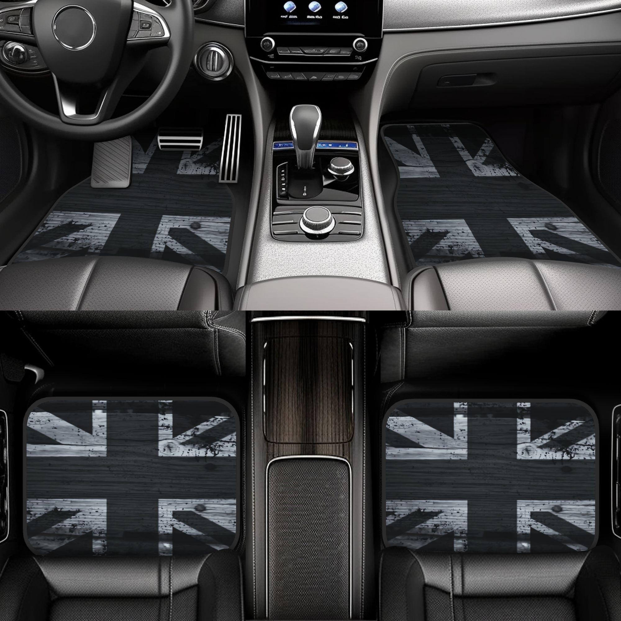 Interior Design Uk - Tappetini per auto con bandiera britannica