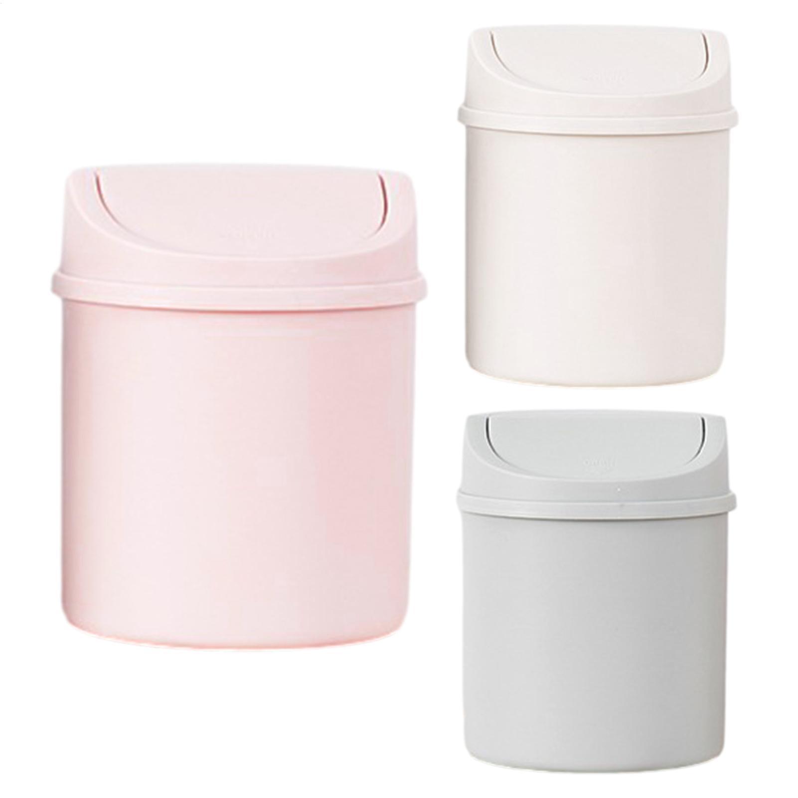 Interior Design Your Home - Mini Cestino da Scrivania con Coperchio,