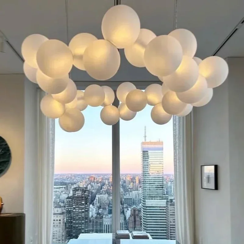Interior Design Luxury Living Room - Lampadario Nordico per Soggiorno, Lampada a
