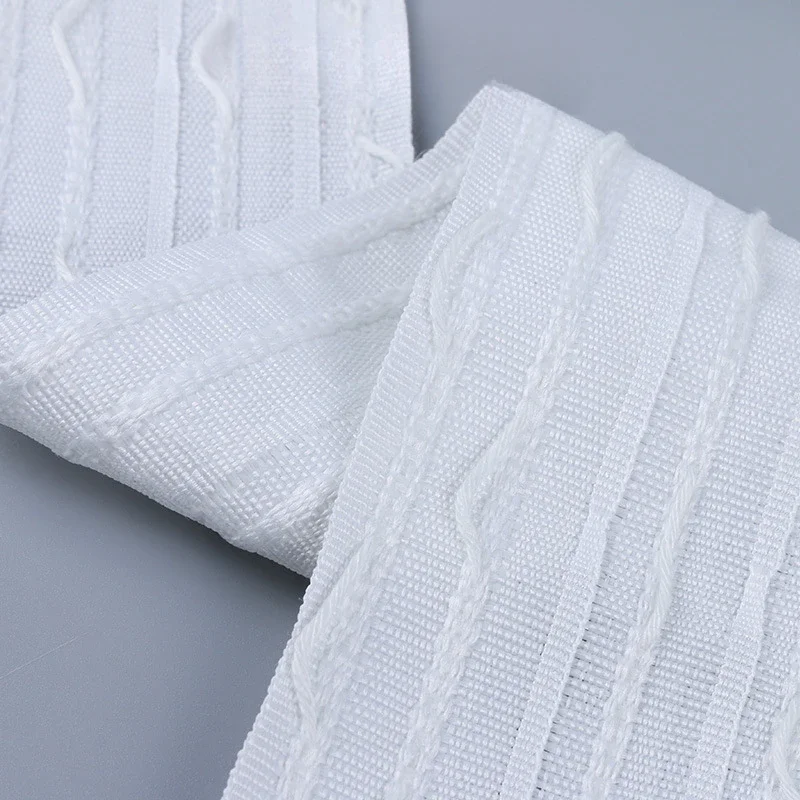 Linen Curtain Eyelet - 10 metri Tirare Nastro Pieghettato Tende