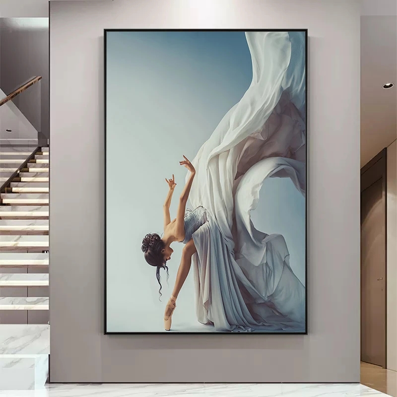 Interior Design Modern - Moderna danza classica ragazza tela pittura