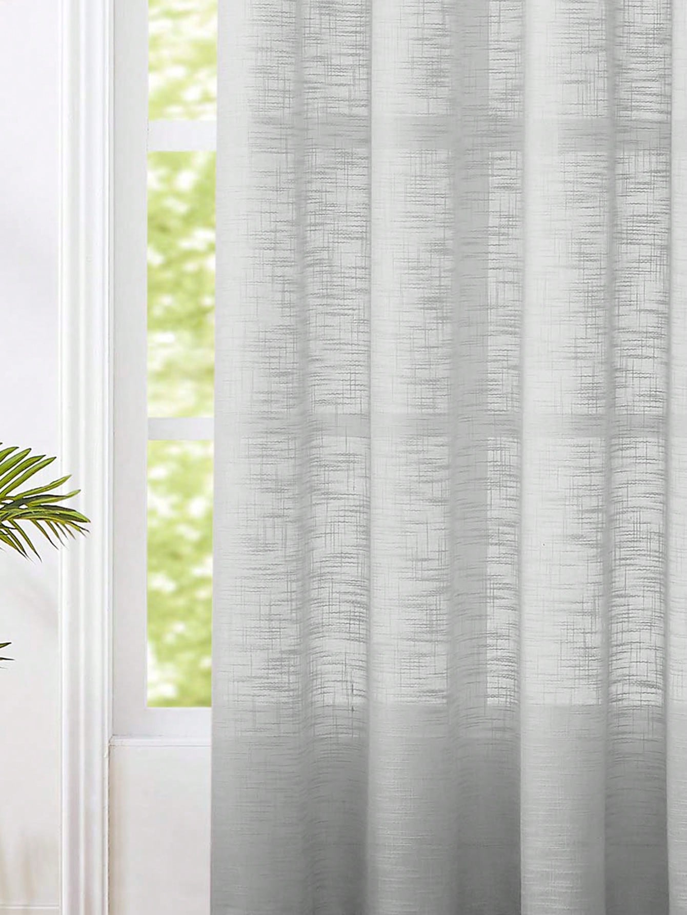 Tende semitrasparenti grigie i - Linen Curtain Eyelet recensione e prezzo
