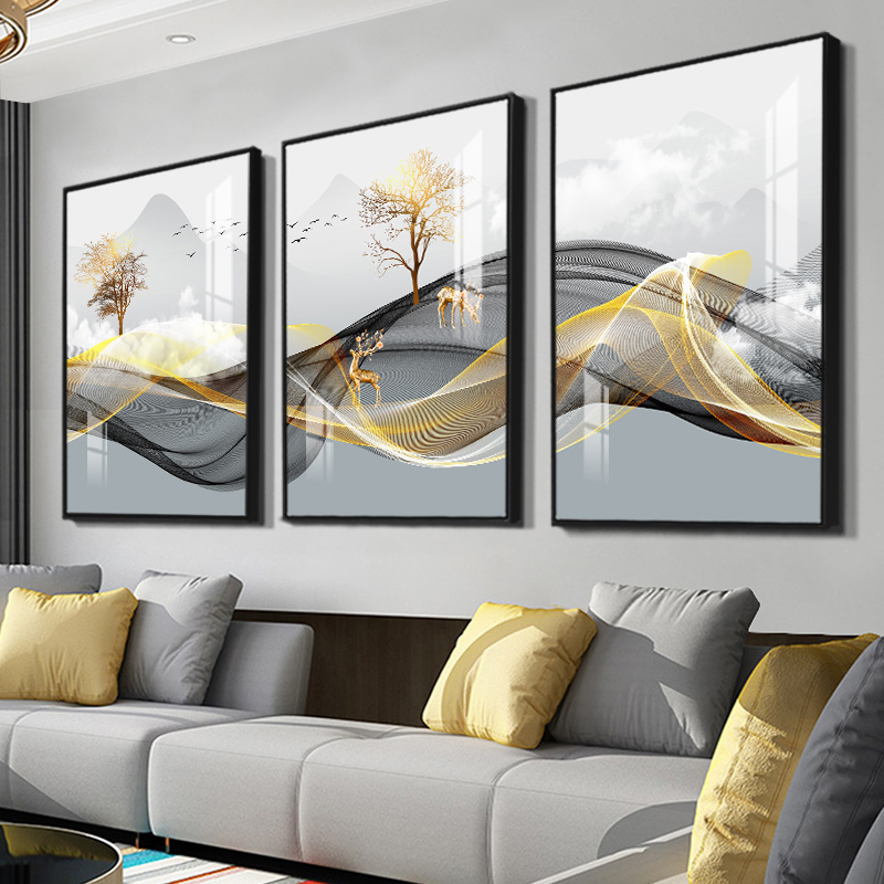 Set di 3 Quadri Senza Cornice, - Abstract Canvas Set recensione e prezzo