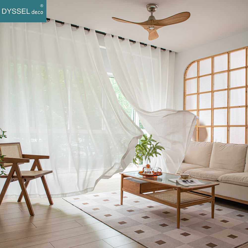 Tende moderne bianche in lino, - Linen Curtain Eyelet recensione e prezzo