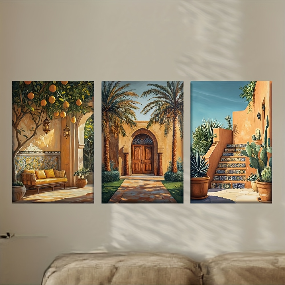 Set di 3 quadri senza cornice, - Abstract Canvas Set recensione e prezzo