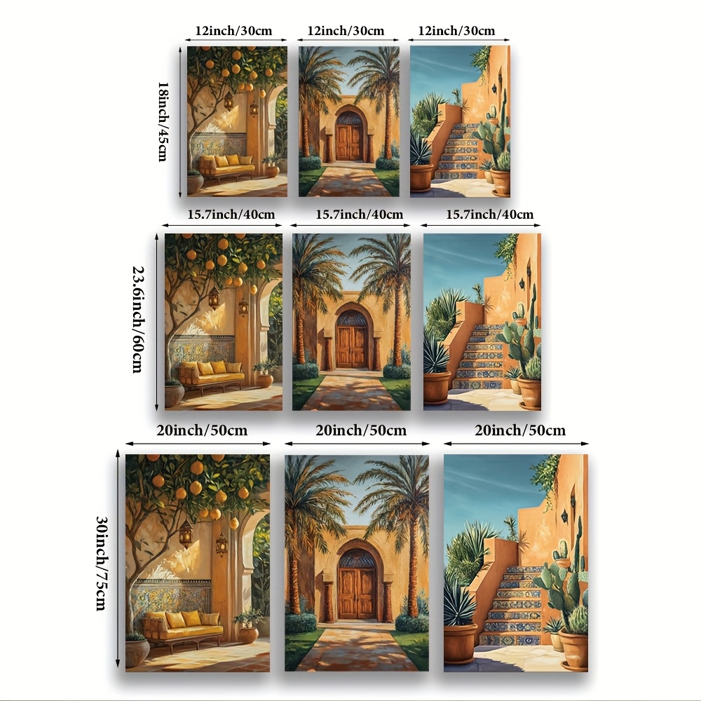 Set di 3 quadri senza cornice, - Abstract Canvas Set recensione e prezzo