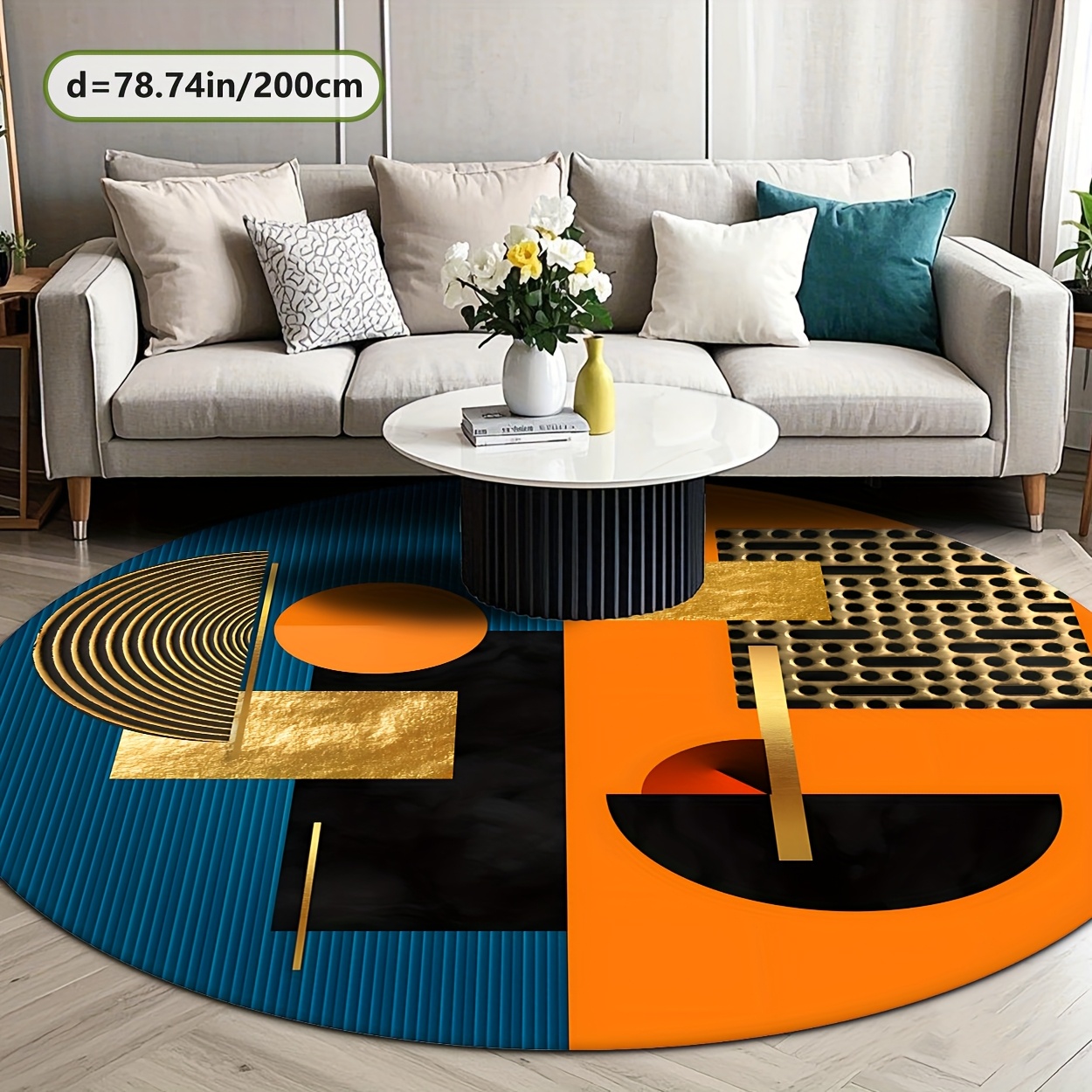 Tappeto Rotondo di Lusso Astra - Interior Design Luxury Living Room recensione e prezzo