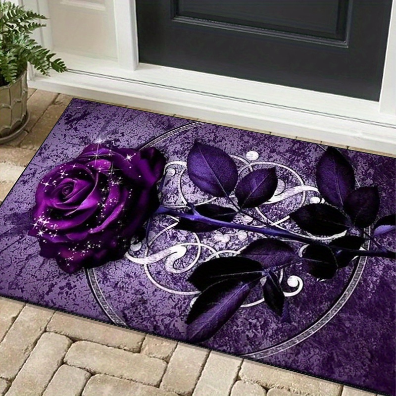 Tappeto con foglie viola per u - Interior Design Luxury Living Room recensione e prezzo