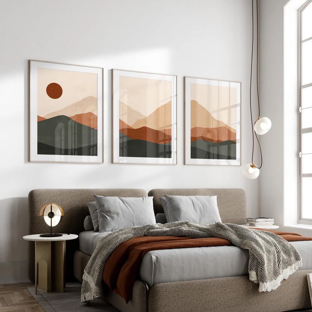 Set di 3 Stampe su Tela con Pa - Abstract Canvas Set recensione e prezzo