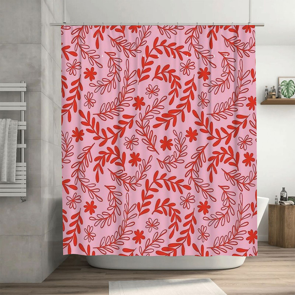 Tenda da doccia floreale rosa  - Interior Design Your Home recensione e prezzo