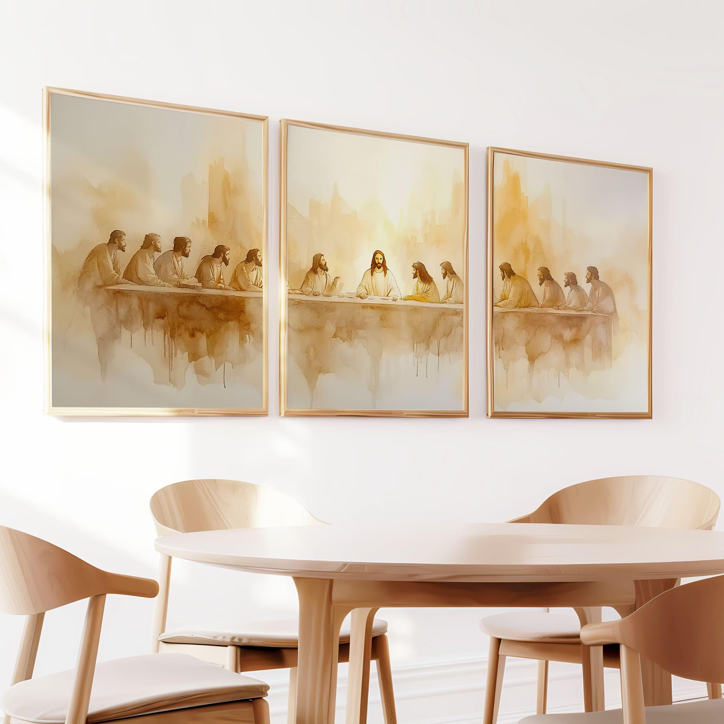 3 pz/set La Ultima Cena Wall A - Abstract Canvas Set recensione e prezzo