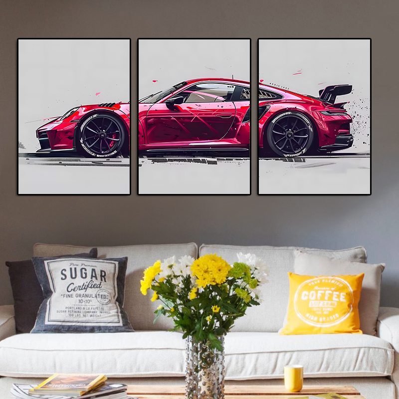 Set di 3 Poster Senza Cornice  - Abstract Canvas Set recensione e prezzo