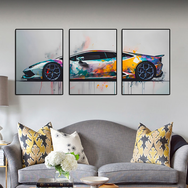 Set di 3 Poster Senza Cornice  - Abstract Canvas Set recensione e prezzo